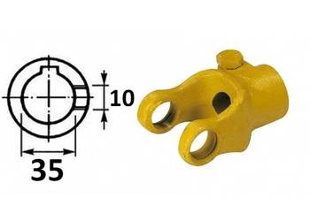 Widłak maszynowy ze śrubą ściskającą, 35mm 10022