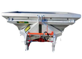 Rozsiewacz nawozu Demarol 600 L dwutarczowy ocynk hydraulika 2026