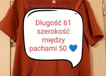 Bluzka ceglana bohoo 42
