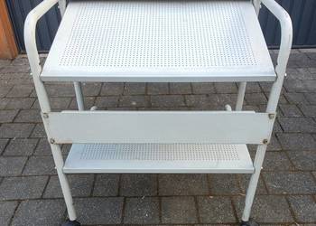 Retro biurko metalowe komputerowe IKEA