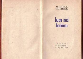 (8123) BURZA NAD BRUKIEM – MICHAŁ RUSINEK
