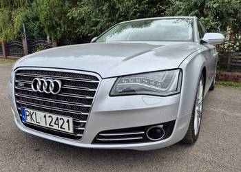 Audi A8 V8 D4 Ogrzewanie postojowe TV monitory Night Vision hak 4x4