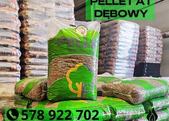 Pellet dębowy 6mm certyfikowany DINplus A1 Mielec