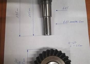 Przekładnia łukowa do FU250 V/II z=27 + z=18