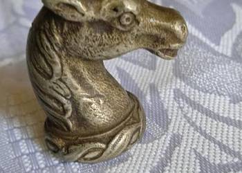 INDYJSKA, RĘCZNIE WYKONANA STATUETKA Z MOSIĄDZU