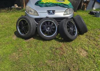 Alufelgi R17. 5x108 z oponami 205,50 letnie.