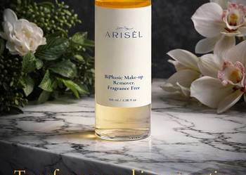ARISĒL – Luksusowy dwufazowy płyn do demakijażu. Czystość, która pielęgnuje