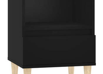Szafka nocna czarny 40x35x50 cm WM-821796