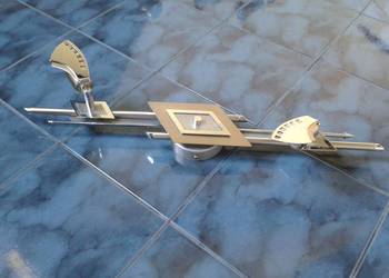 Lampa ścienna sufitowa kinkiet chrom