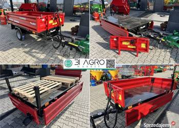 Przyczepka przyczepa 1.5 - 2T z Kiper + oświetlenie TANdem -RATY-- DOSTAWA.