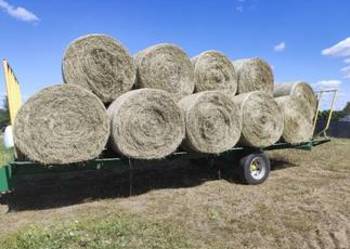 Przyczepa do bel platforma dłużyca laweta do siana słomy sisnokiszonki