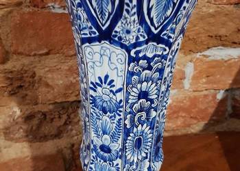 Wazon Delft fajans sygnowany Makkum 1862-1914 unikat
