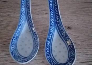 Chińskie Łyżki porcelanowe prl