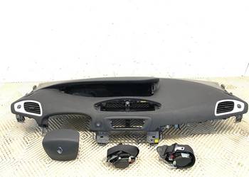 KOKPIT PODUSZKI PASY KOMPLET RENAULT SCENIC III Minivan KONSOLA