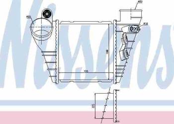 INTERCOOLER - VW BORA / SKODA OCTAVIA (1U2) 9/1996-