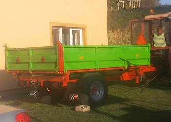 Przyczepa jednoosiowa kiper