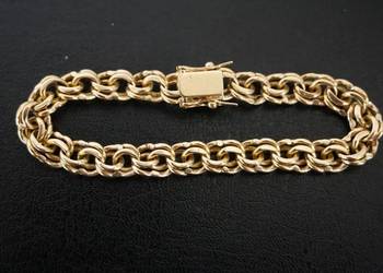 ZŁOTA BRANSOLETA GARIBALDI - BRANSOLETKA GALIBARDI 46G
