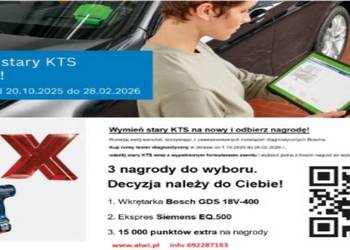 KTS 560 KUP i zdaj starego KTS i nagroda do wyboru