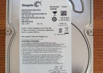 Seagate Barracuda 2TB SATA 3,5 cala