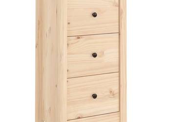 vidaXL Szafka, 40x35x80 cm, lite drewno sosnowe(SKU:813739)