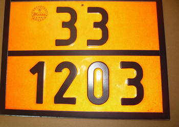 Tablica ostrzegawcza ADR 33/1203