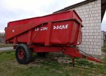 Przyczepa skorupową 9t zarejestrowana z własną hydraulika