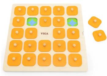 Viga Memory Gra Pamięciowa Zgadnij Obrazki 10 Kart Montessori Duża
