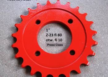 Koło łańcuchowe Z-23 1" fi 80mm 4 otwory do prasy Claas