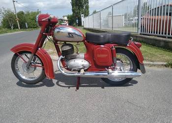 Jawa cz 175 motocykl po renowacji zarejestrowany 1962