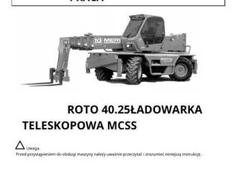 Merlo ROTO 40.25 MCSS instrukcja obsługi PL DTR
