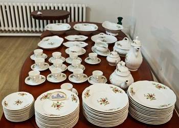 Porcelana Rosenthal sanssouci rose obiad kawa dla 12 osób