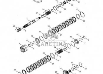New Holland T6090 T6070 Kolo zebate napedz 1342495C1
