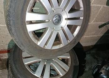 Felgi 5x112 - R16 Volkswagen passat B6 bdb stan opony Paxaro lato