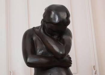 Stylowa Rzeźba styl Rodin Ewa - Posąg Akt Kobiety - Rzeźba Figura z Brązu