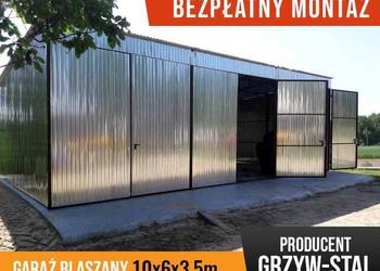 Garaż Blaszany Ocynkowany - Wiata , Hala , Magazyn - GrzywStal A1v7