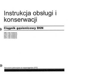 Cat Caterplillar D6N instrukcja DTR j,polski wysyłka