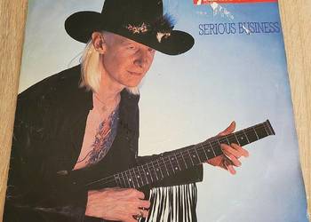 Johnny Winter – Serious Business , płyta winylowa z roku 1986