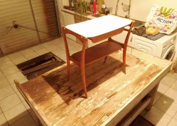 Stolik toaletka zabytek drewno