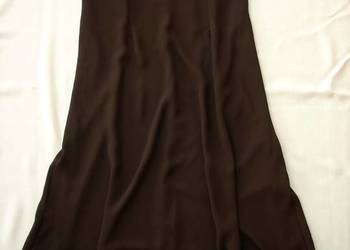 Elegancka Długa Sukienka Gładka 40  maxi Elegancka Długa Sukienka Gładka 40  maxi