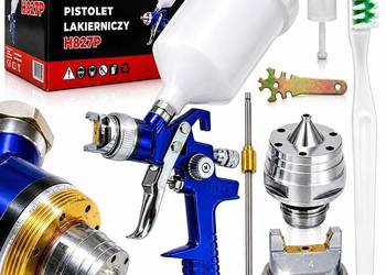 PISTOLET LAKIERNICZY DO MALOWANIA MALARSKI HVLP DYSZA 1,8mm ZBIORNIK 600 ML