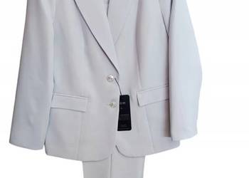 Garnitur damski komplet żakiet+spodnie Natalia Elegancja wygoda roz.L-44