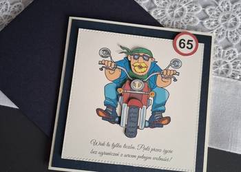 Kartka w kopercie 65 urodziny na wesoło