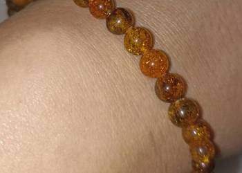 Bransoletka bursztyn