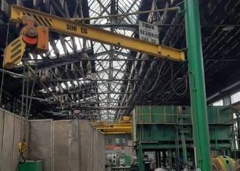 Żuraw obrotowy słupowy 500 kg