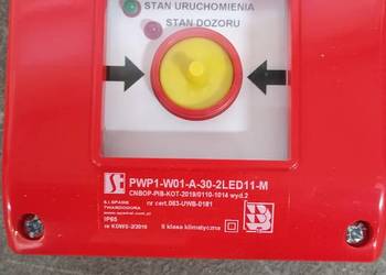 Przycisk przeciwpożarowy PWP1-W01-A-30-2LED11 24V DC SPAMEL