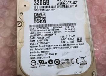 Dysk WD 320 GB do laptopa 100% OK