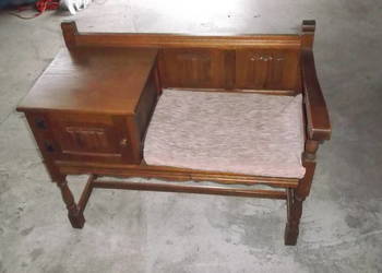 Ławeczka dębowa.