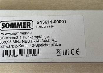 SOMMER Odbiornik 2-kanałowy SOMcom