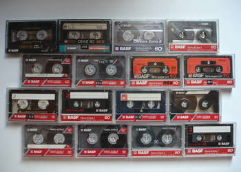 KASETY magnetofonowe BASF (używane)
