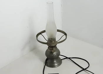 Klimatyczna lampa stołowa retro / stylizowana lampa naftowa na prąd (34 cm)